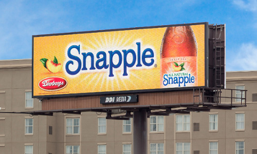 Snapple digital billboard led sign